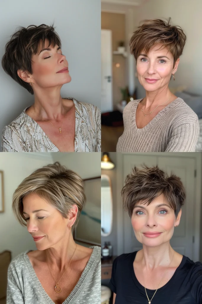 pixie haircuts for women over 60