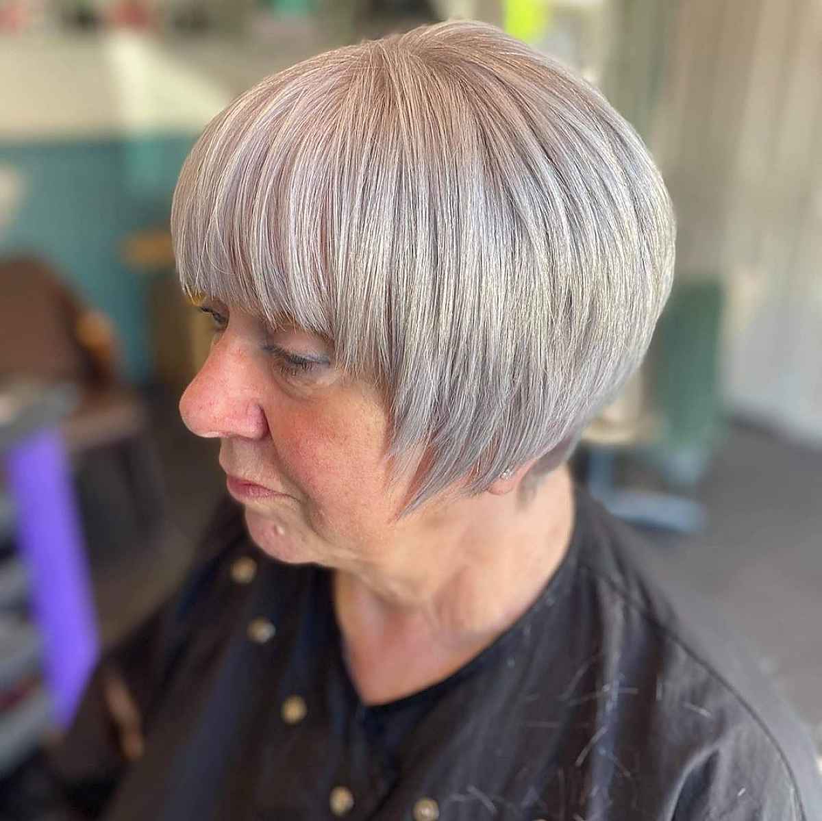 short haircuts for women over 60 with fine hair
