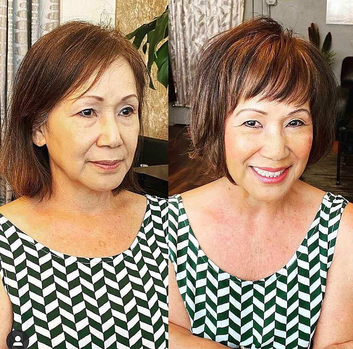 short haircuts for women over 60 with fine hair
